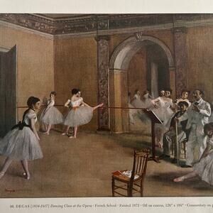 Degas, Dancing Class, Gauguin, White Horse, Painting, Art Print, ~ 250920-WH 135